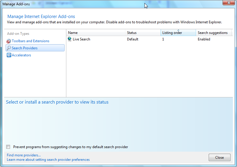 Windows 7 hits Milestone 3-ie8-10-searchoptions.png