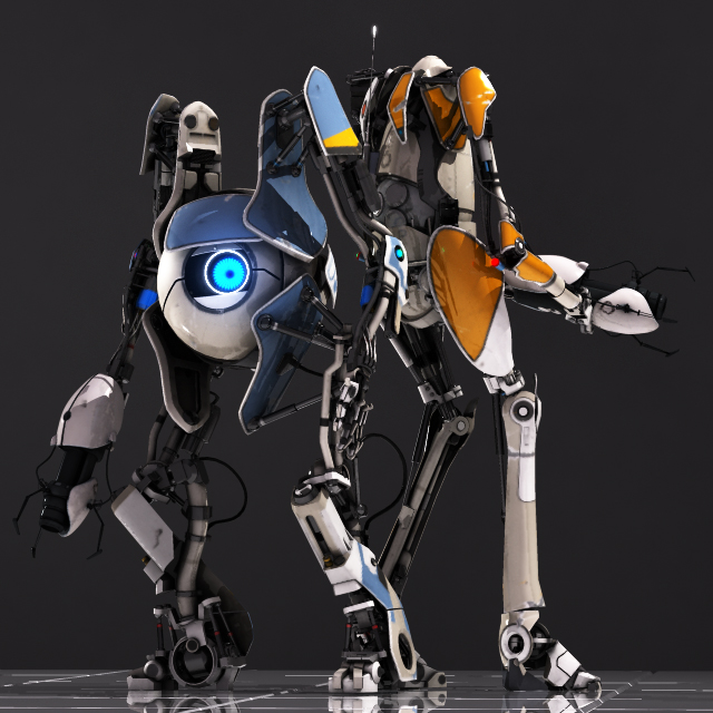 Portal 2 звуки роботов скачать