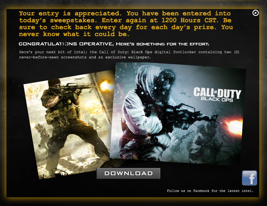 Call of duty black ops patch update.
