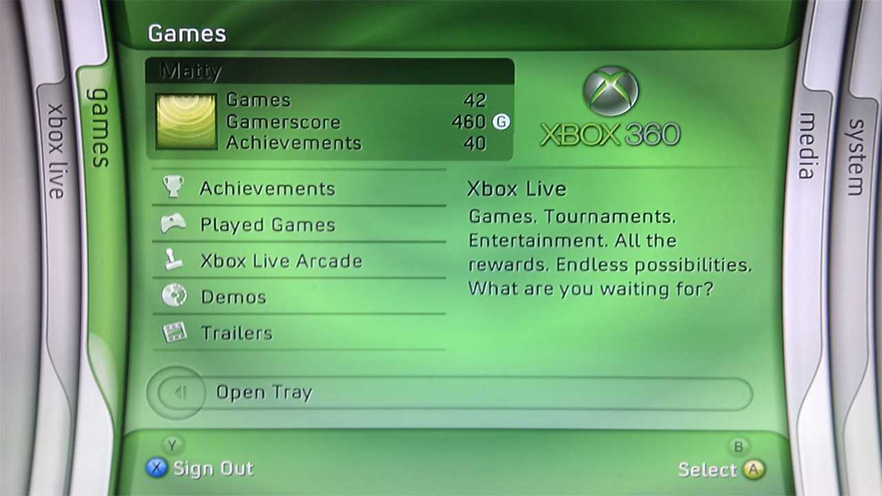 Настройка игр xbox. Xbox 360 системные характеристики. Интерфейс Икс бокс 360. JTAG Xbox 360. Xbox 360 процессор характеристики.