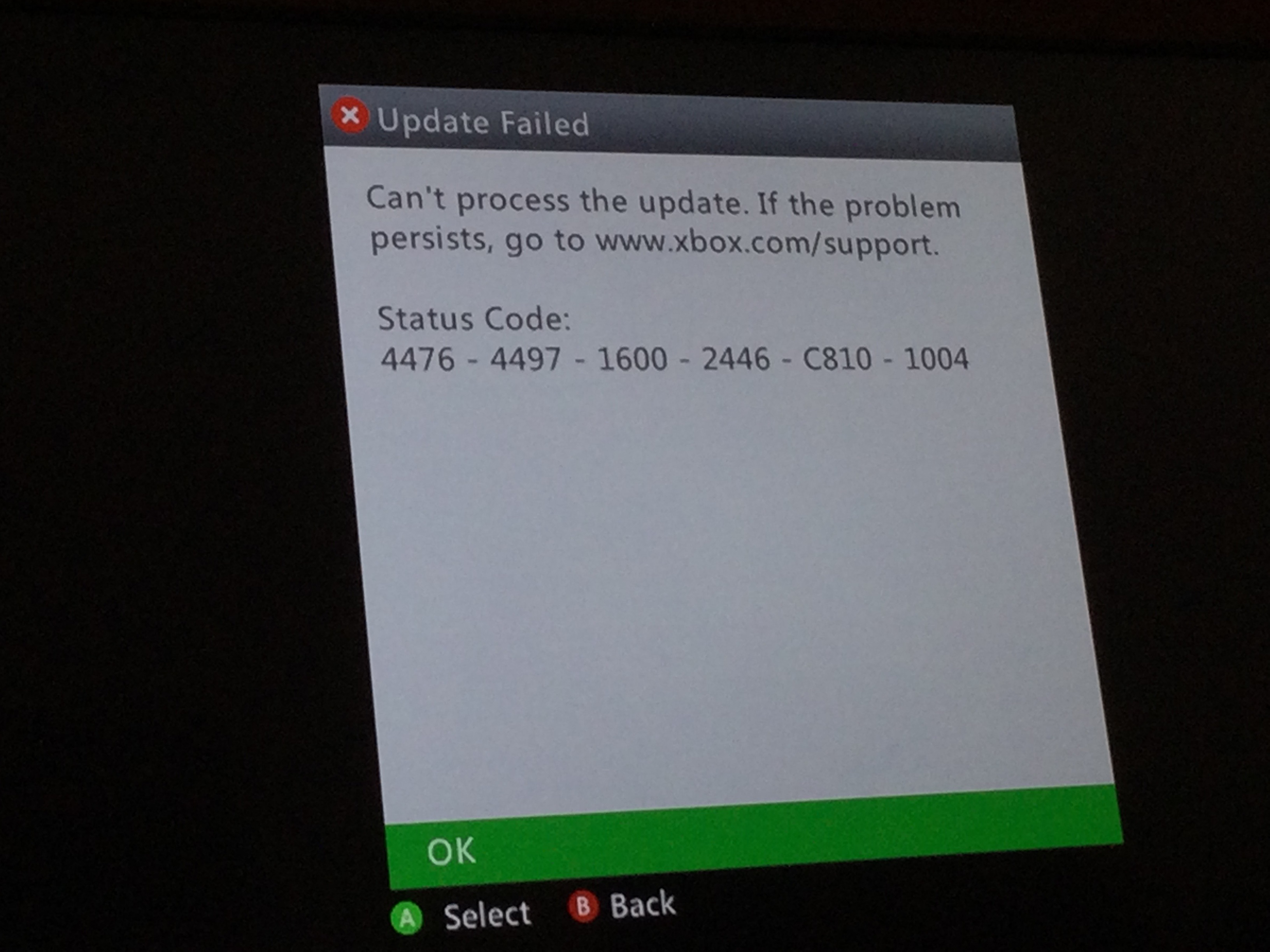 Ambassadeur Wat is er mis Geleidbaarheid Xbox 360 update error Can't connect live without update | Digiex