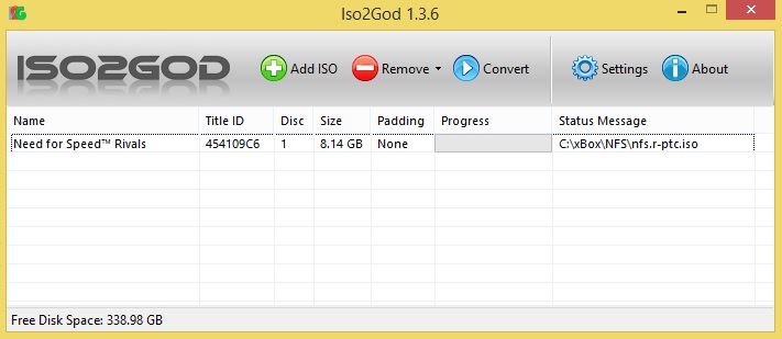 ISO2GOD v1.3.6 Download - Convert Xbox 360 XGD3 ISO's to GOD's