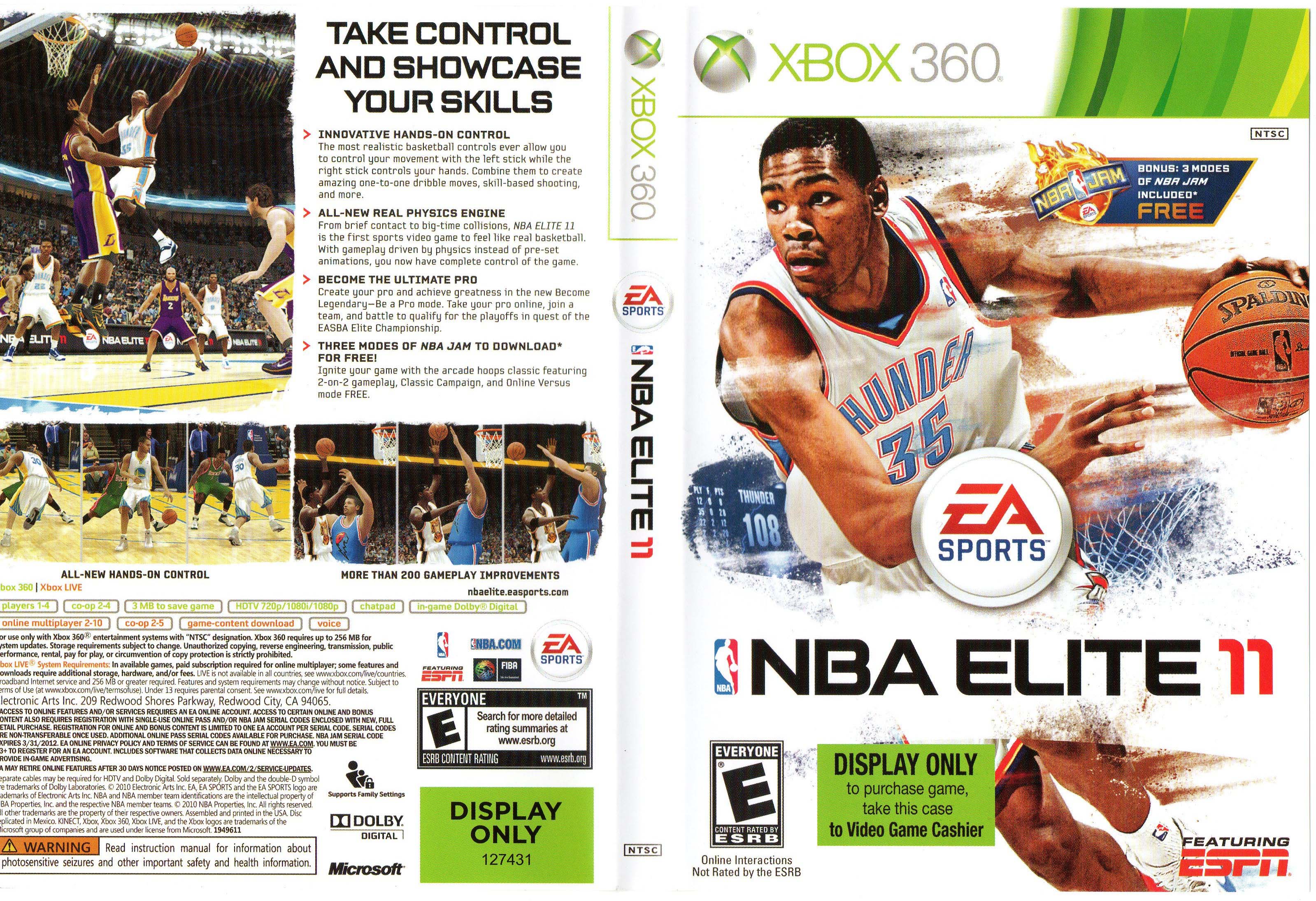 XBOX360) NBA Elite 11 (demo) Digiex