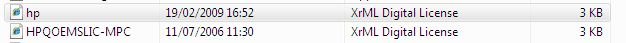 C Drive with files from hp zip folder and XRM-MS folder.jpg